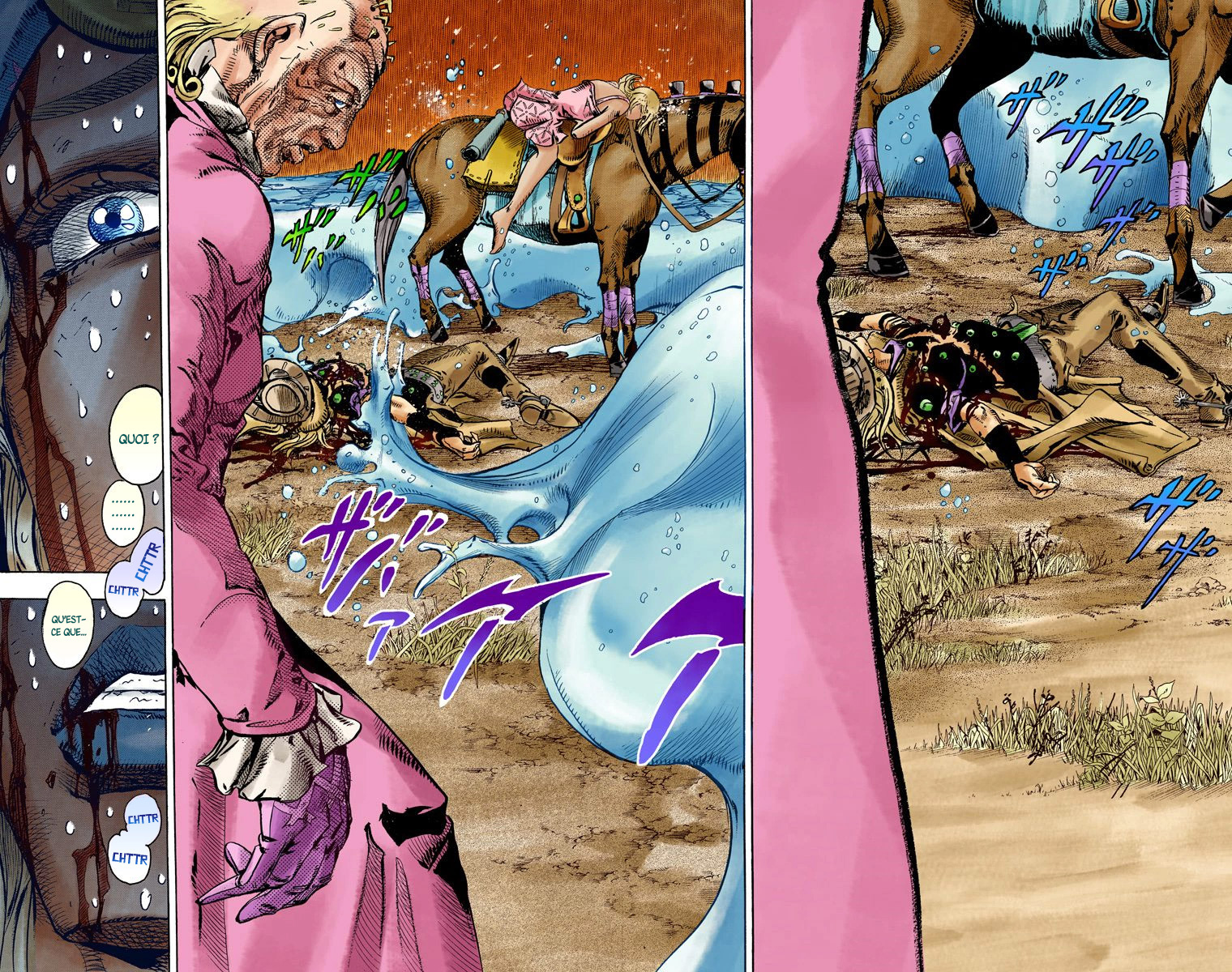 Read JoJo's Bizarre Adventure Part 7 Steel Ball Run Official Colored FR Manga Online