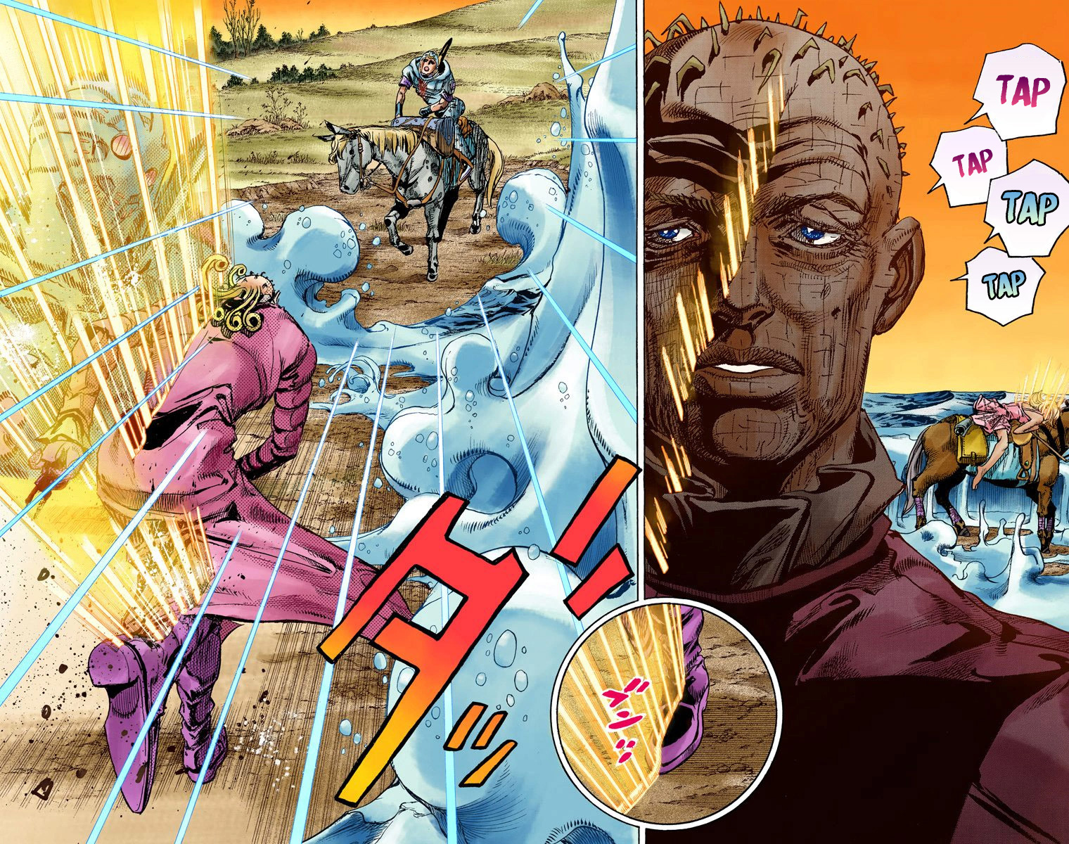 Read JoJo's Bizarre Adventure Part 7 Steel Ball Run Official Colored FR Manga Online