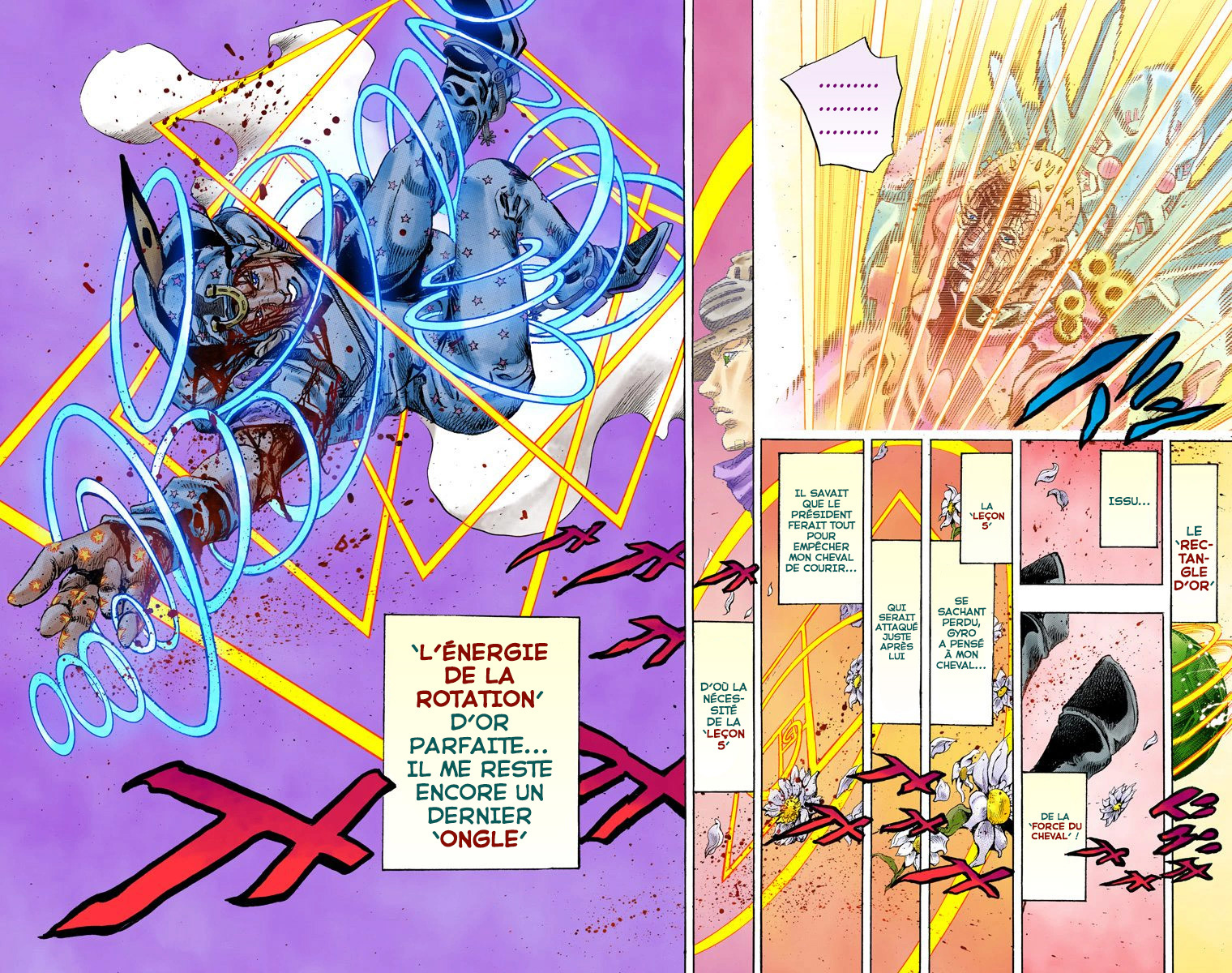 Read JoJo's Bizarre Adventure Part 7 Steel Ball Run Official Colored FR Manga Online