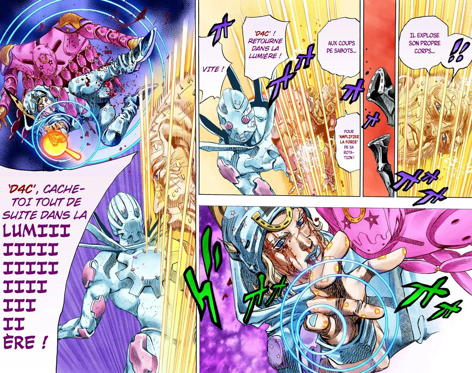 Read JoJo's Bizarre Adventure Part 7 Steel Ball Run Official Colored FR Manga Online