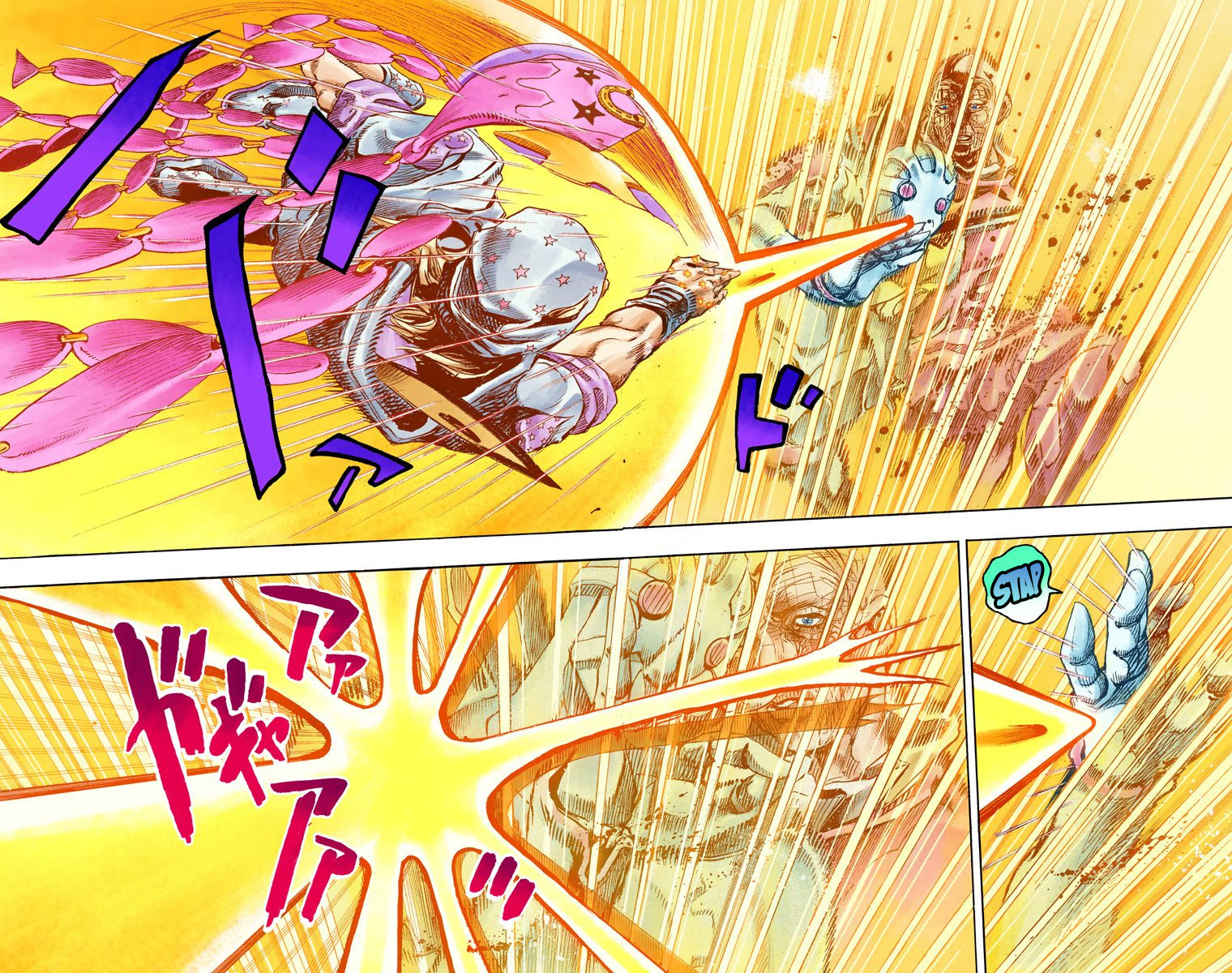 Read JoJo's Bizarre Adventure Part 7 Steel Ball Run Official Colored FR Manga Online