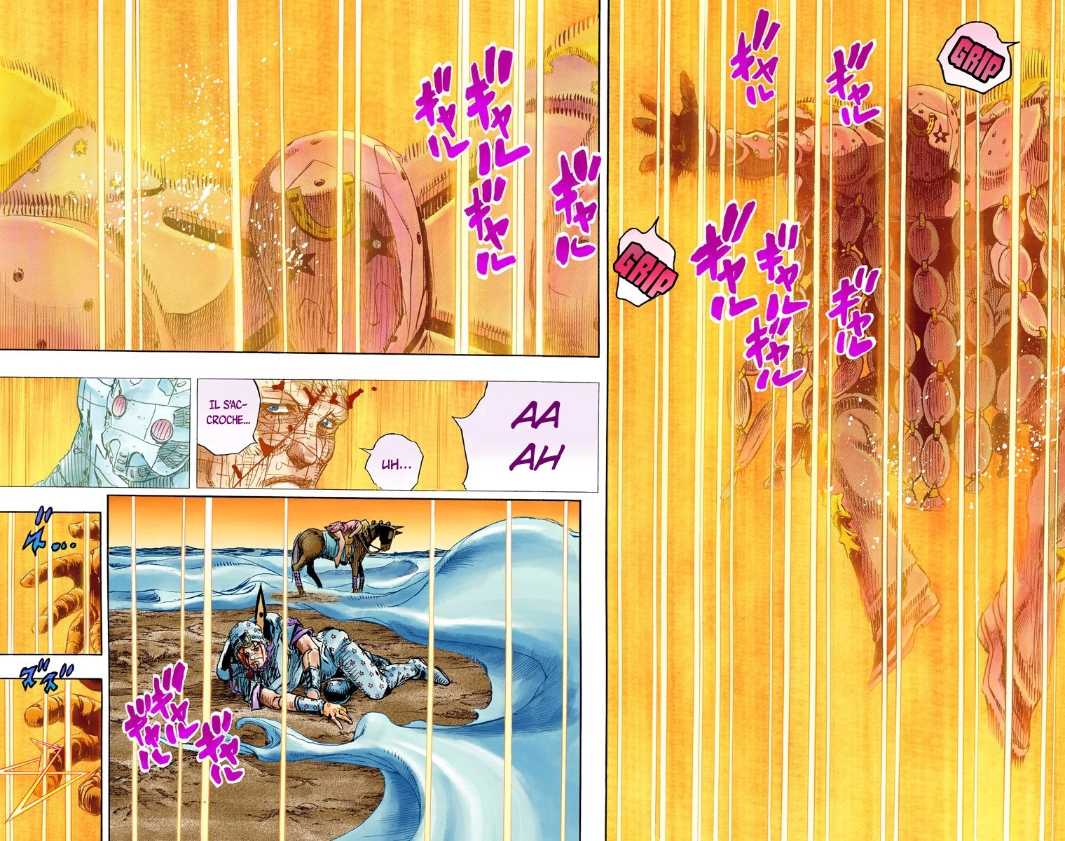 Read JoJo's Bizarre Adventure Part 7 Steel Ball Run Official Colored FR Manga Online