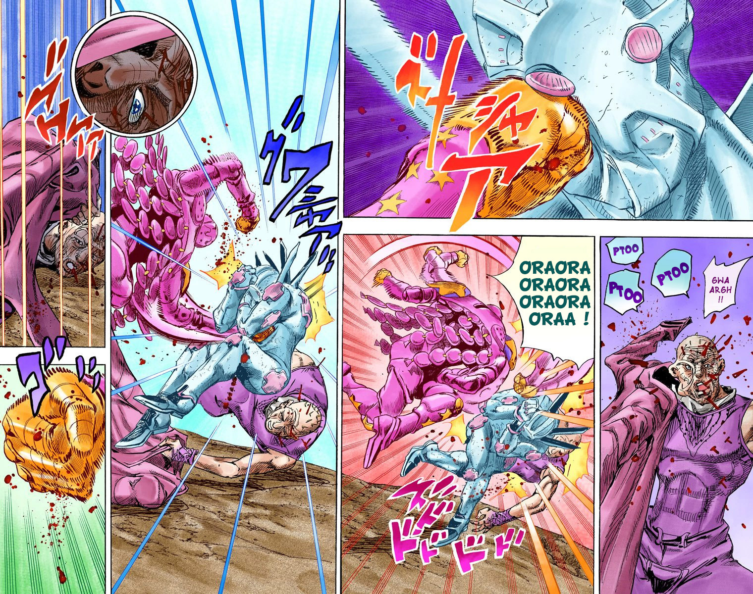 Read JoJo's Bizarre Adventure Part 7 Steel Ball Run Official Colored FR Manga Online