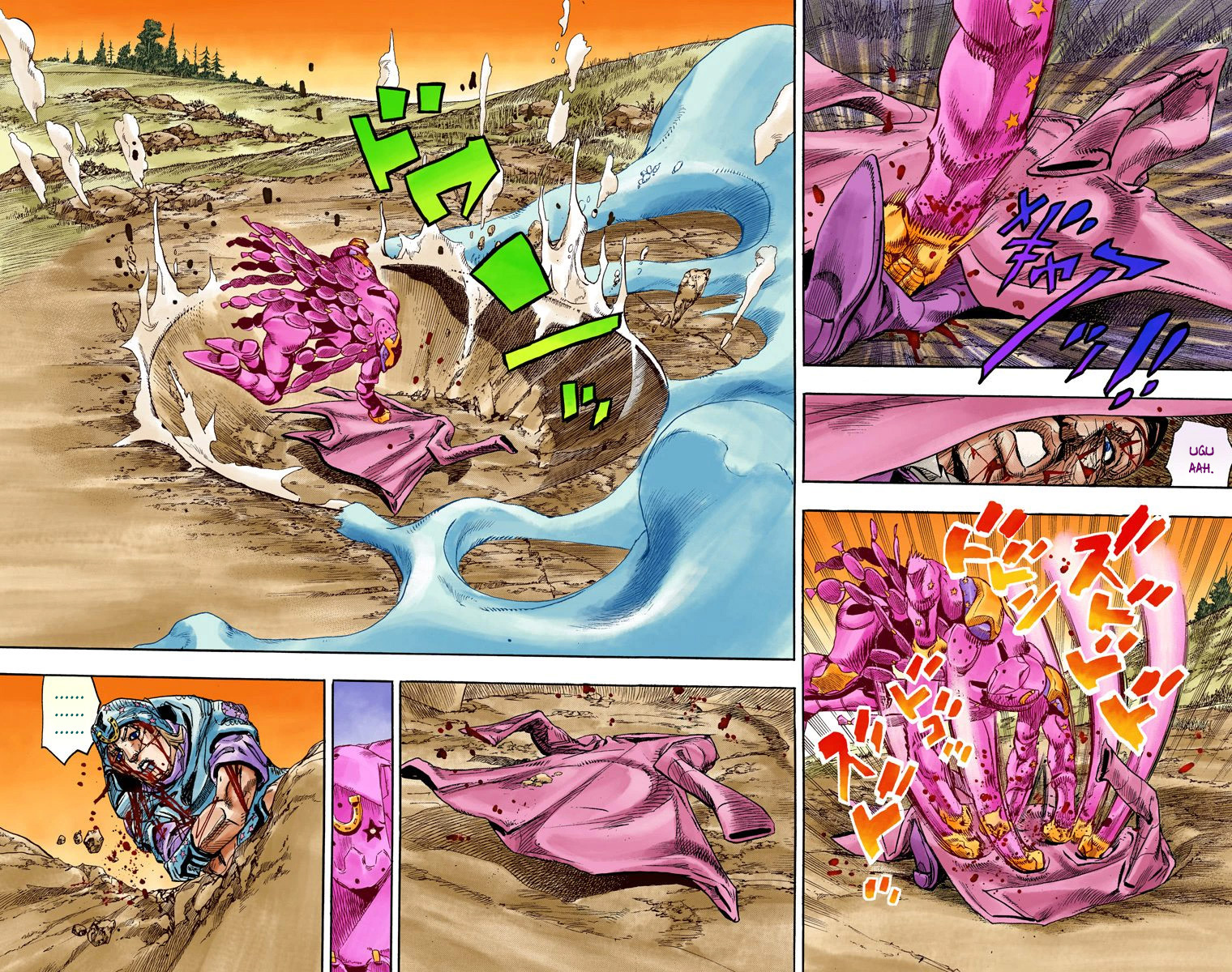 Read JoJo's Bizarre Adventure Part 7 Steel Ball Run Official Colored FR Manga Online