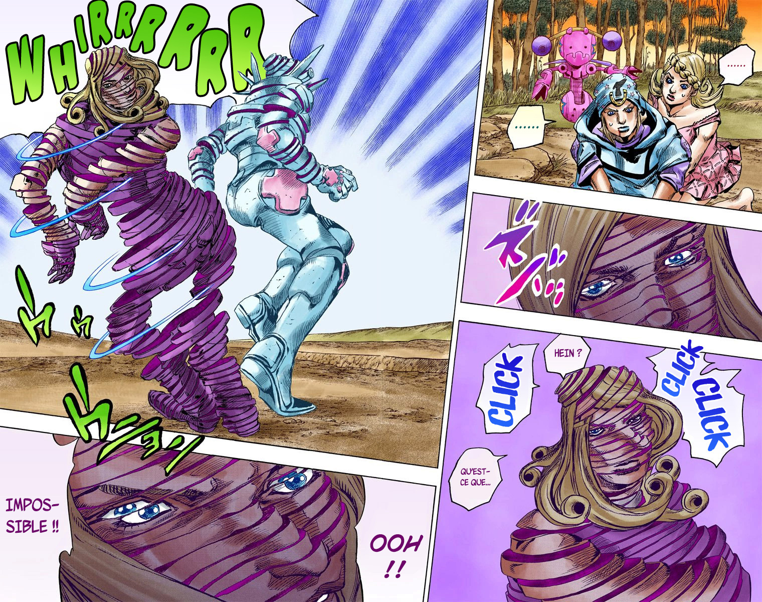 Read JoJo's Bizarre Adventure Part 7 Steel Ball Run Official Colored FR Manga Online