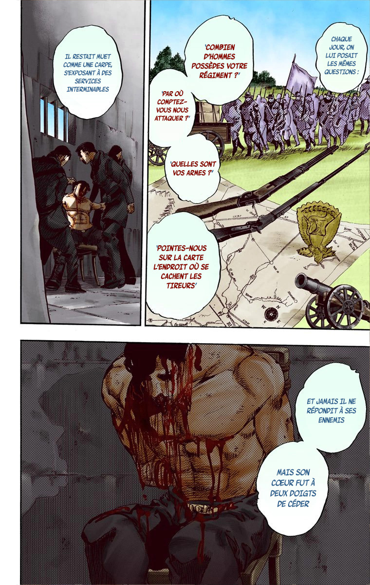 Read JoJo's Bizarre Adventure Part 7 Steel Ball Run Official Colored FR Manga Online
