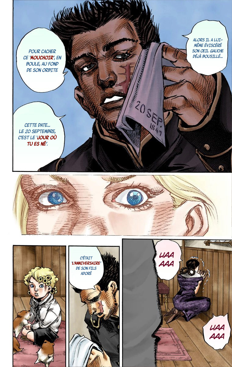 Read JoJo's Bizarre Adventure Part 7 Steel Ball Run Official Colored FR Manga Online