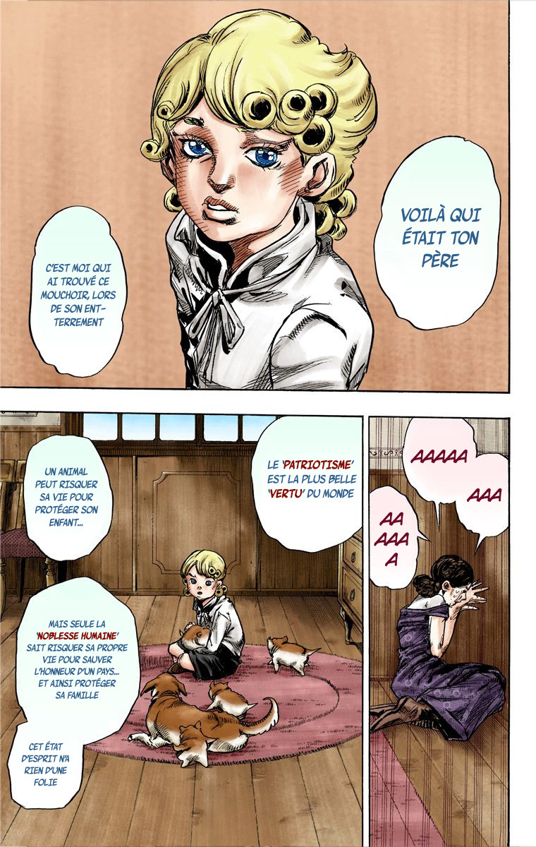 Read JoJo's Bizarre Adventure Part 7 Steel Ball Run Official Colored FR Manga Online