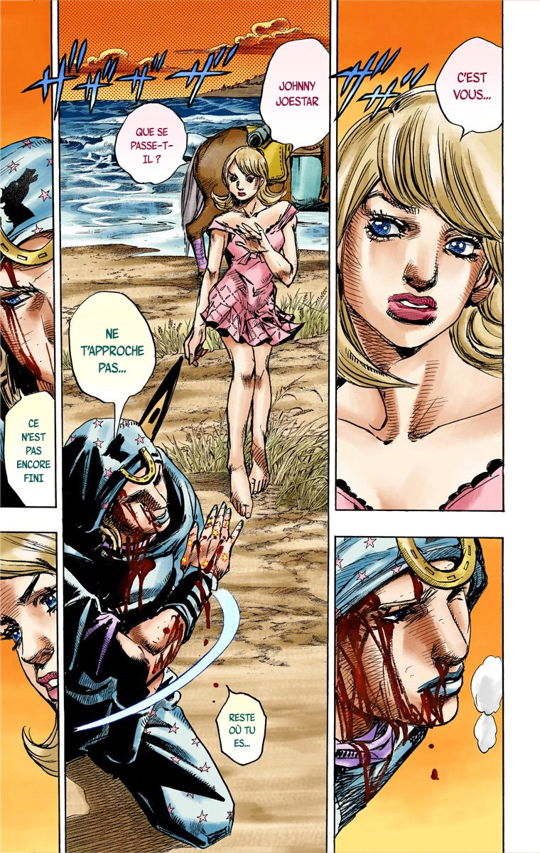 Read JoJo's Bizarre Adventure Part 7 Steel Ball Run Official Colored FR Manga Online