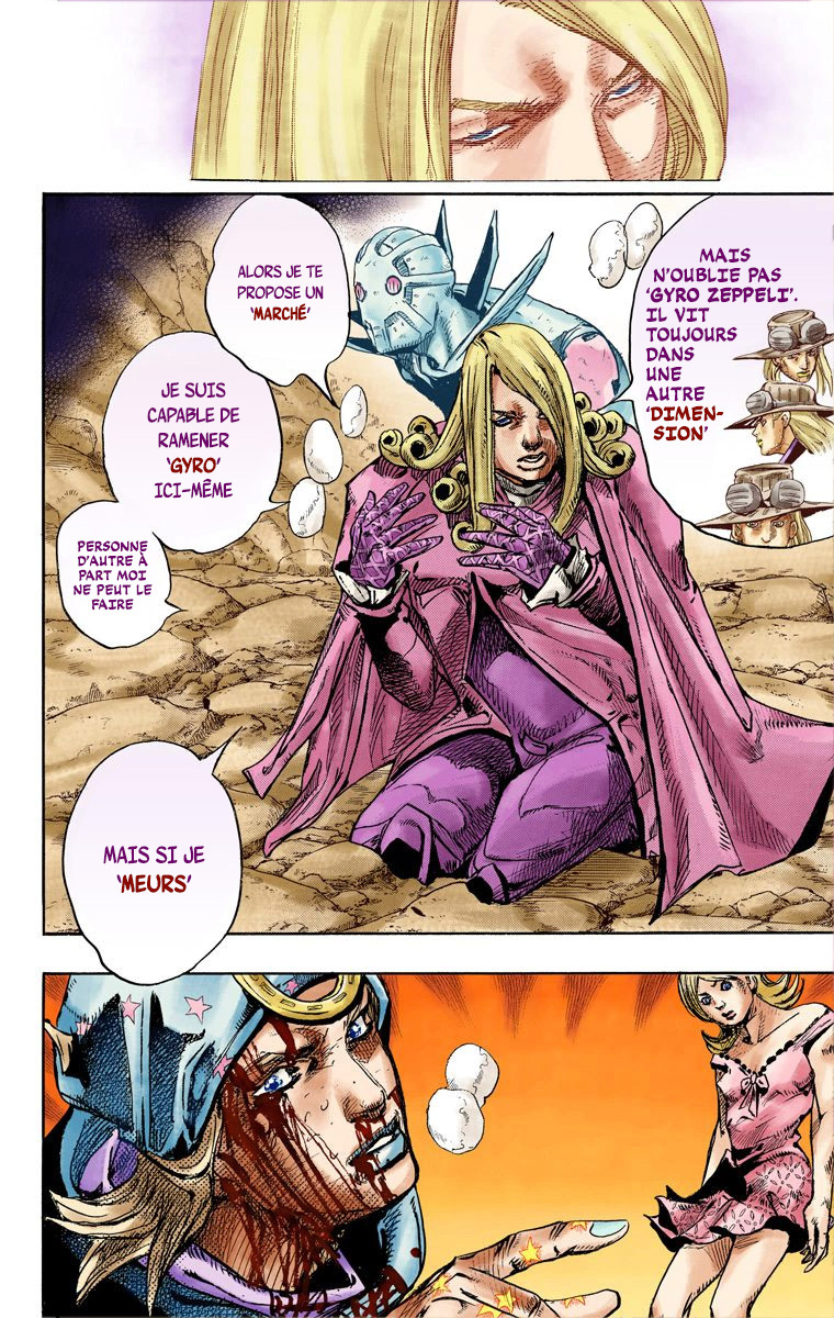 Read JoJo's Bizarre Adventure Part 7 Steel Ball Run Official Colored FR Manga Online