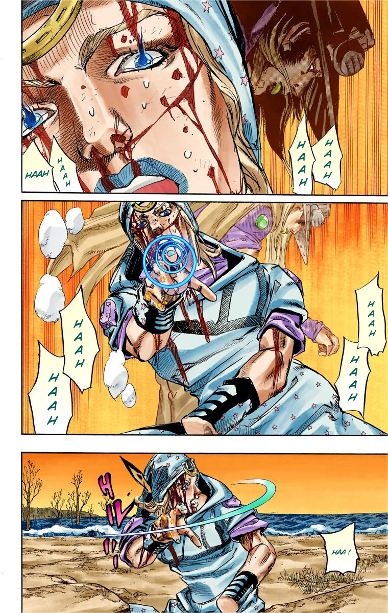 Read JoJo's Bizarre Adventure Part 7 Steel Ball Run Official Colored FR Manga Online