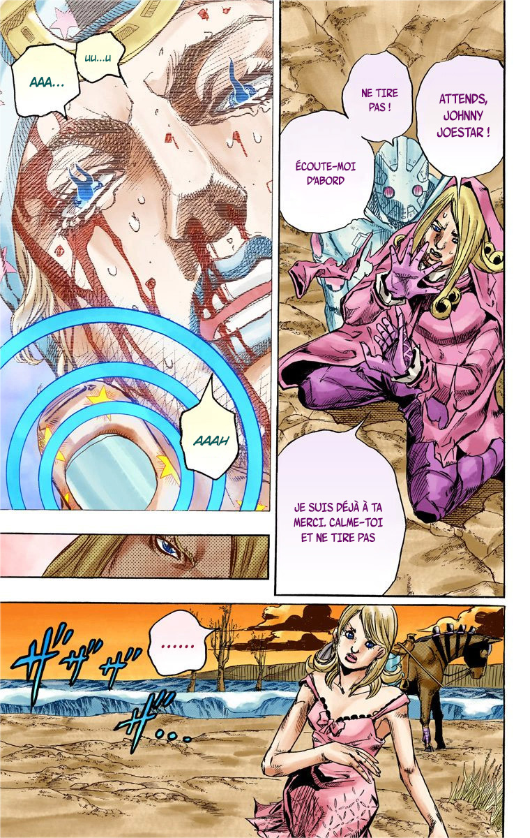 Read JoJo's Bizarre Adventure Part 7 Steel Ball Run Official Colored FR Manga Online
