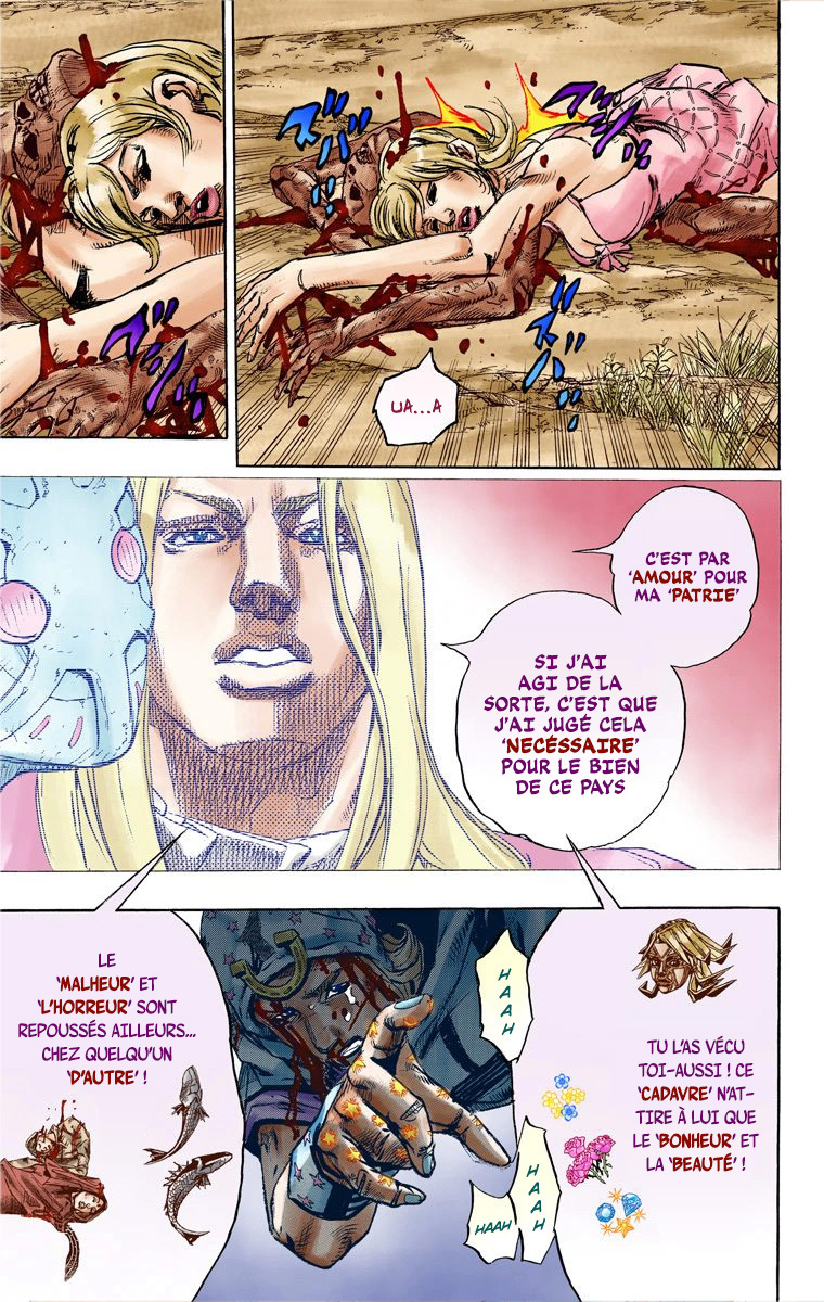 Read JoJo's Bizarre Adventure Part 7 Steel Ball Run Official Colored FR Manga Online
