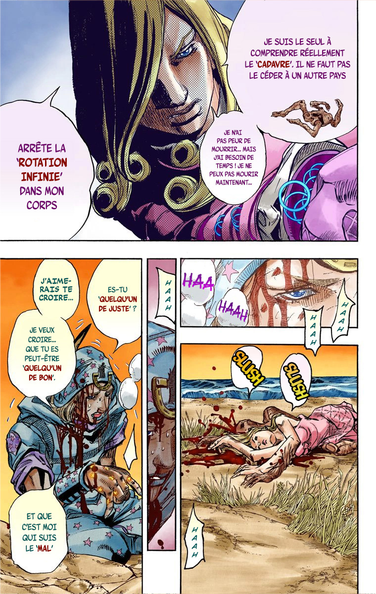 Read JoJo's Bizarre Adventure Part 7 Steel Ball Run Official Colored FR Manga Online