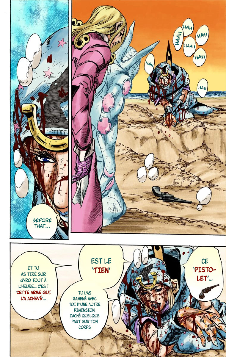 Read JoJo's Bizarre Adventure Part 7 Steel Ball Run Official Colored FR Manga Online
