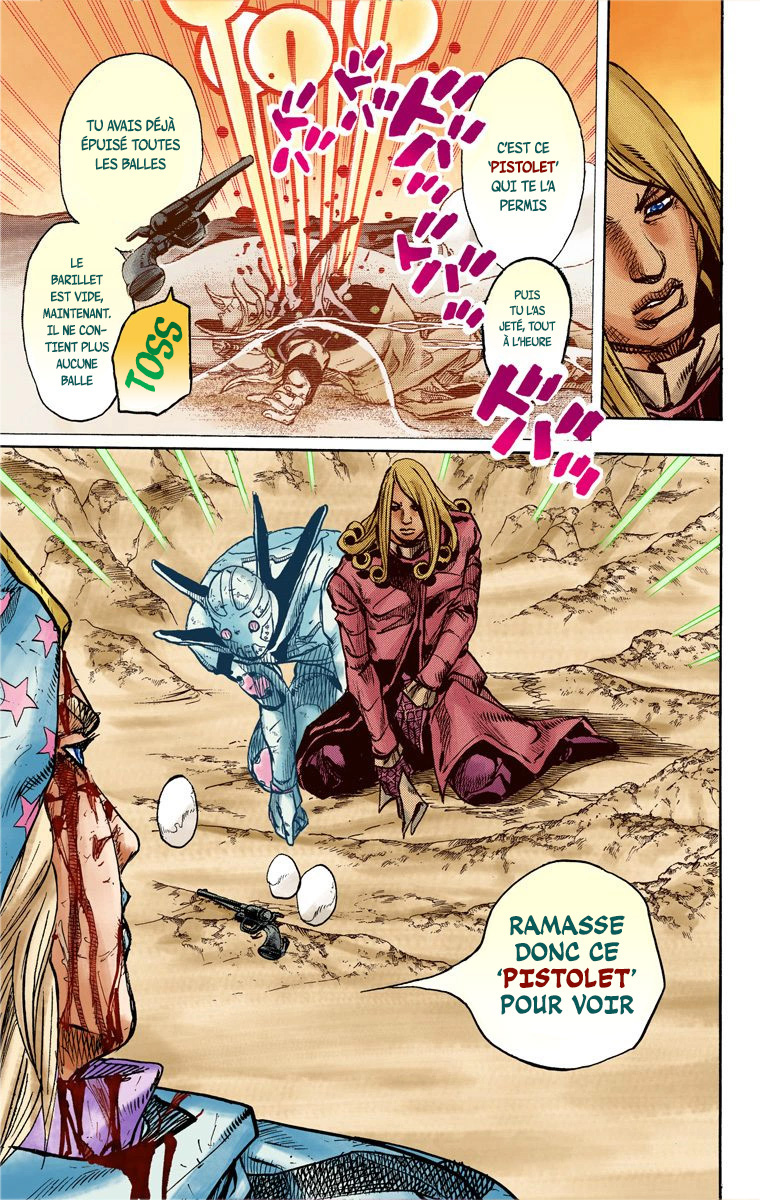 Read JoJo's Bizarre Adventure Part 7 Steel Ball Run Official Colored FR Manga Online