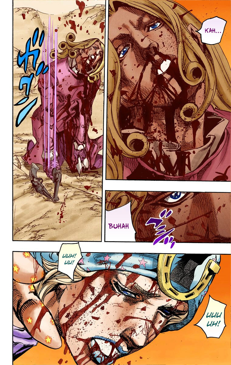 Read JoJo's Bizarre Adventure Part 7 Steel Ball Run Official Colored FR Manga Online