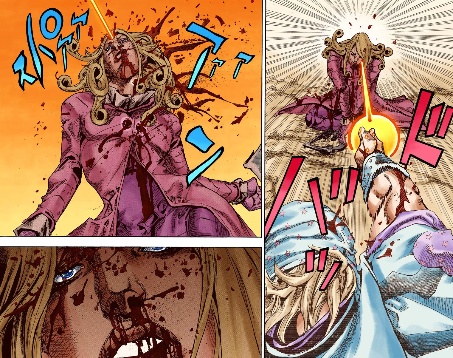 Read JoJo's Bizarre Adventure Part 7 Steel Ball Run Official Colored FR Manga Online