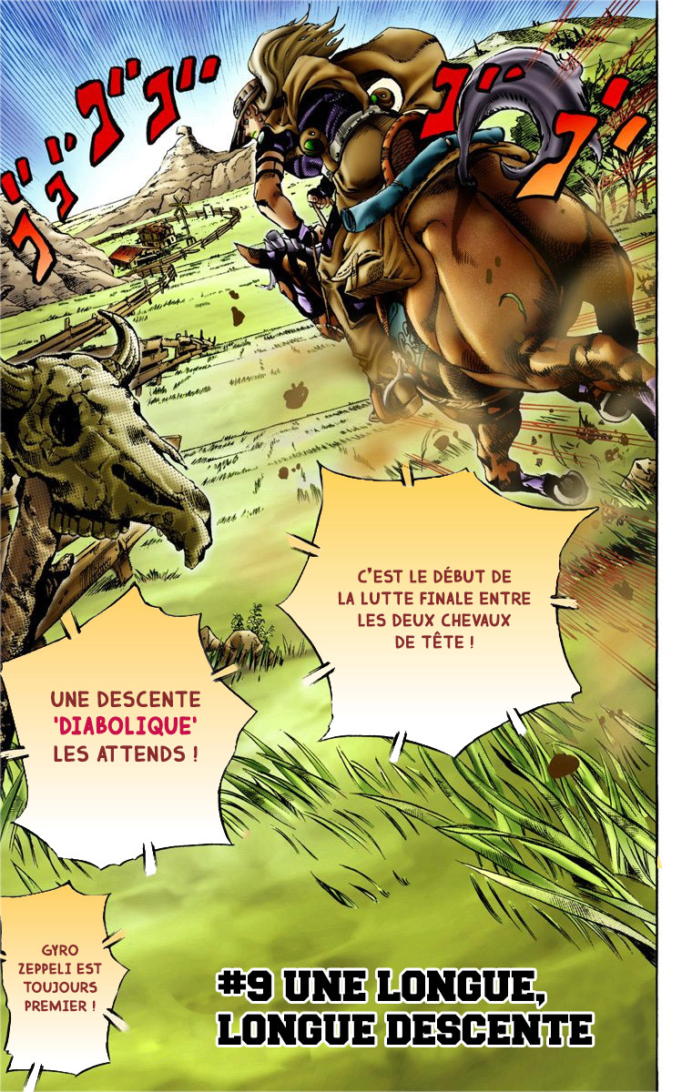 Read JoJo's Bizarre Adventure Part 7 Steel Ball Run Official Colored FR Manga Online