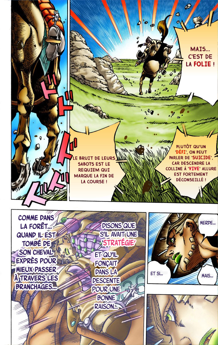 Read JoJo's Bizarre Adventure Part 7 Steel Ball Run Official Colored FR Manga Online