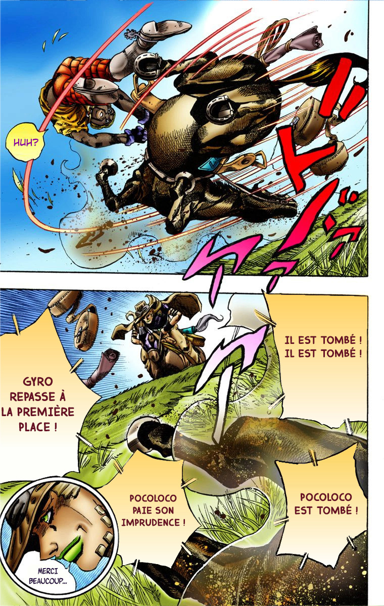 Read JoJo's Bizarre Adventure Part 7 Steel Ball Run Official Colored FR Manga Online