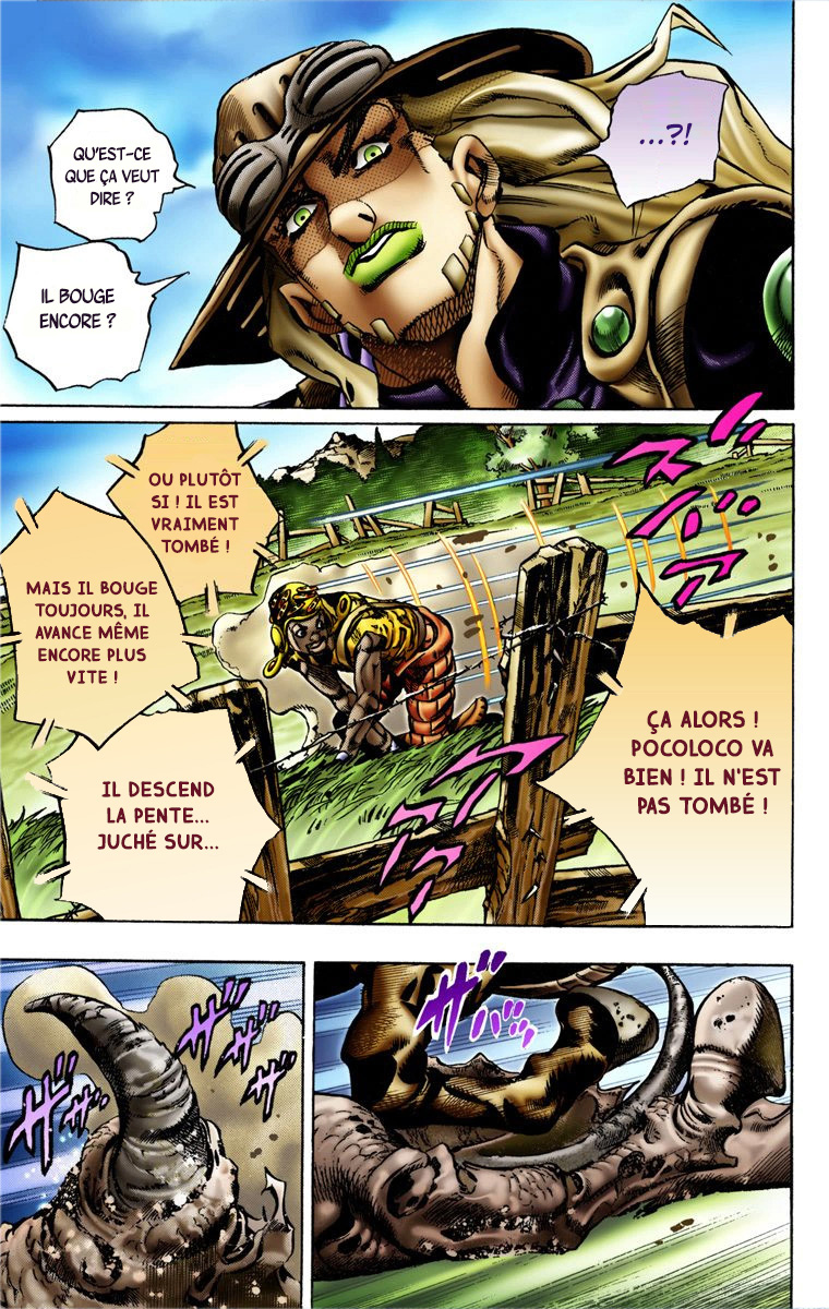 Read JoJo's Bizarre Adventure Part 7 Steel Ball Run Official Colored FR Manga Online