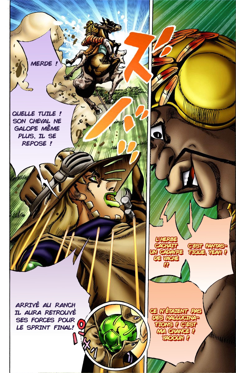 Read JoJo's Bizarre Adventure Part 7 Steel Ball Run Official Colored FR Manga Online