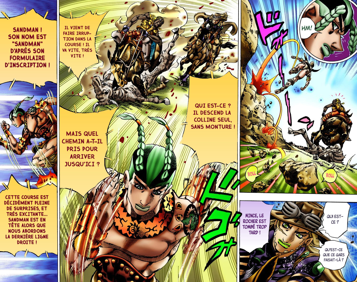 Read JoJo's Bizarre Adventure Part 7 Steel Ball Run Official Colored FR Manga Online