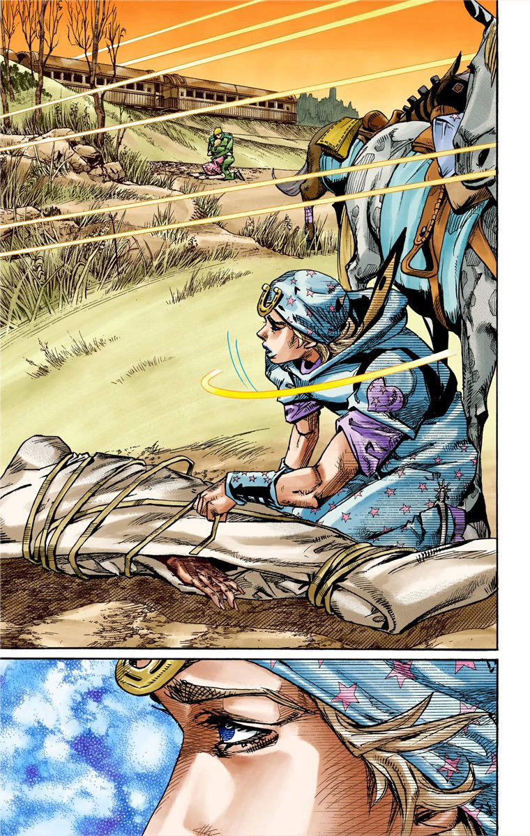 Read JoJo's Bizarre Adventure Part 7 Steel Ball Run Official Colored FR Manga Online
