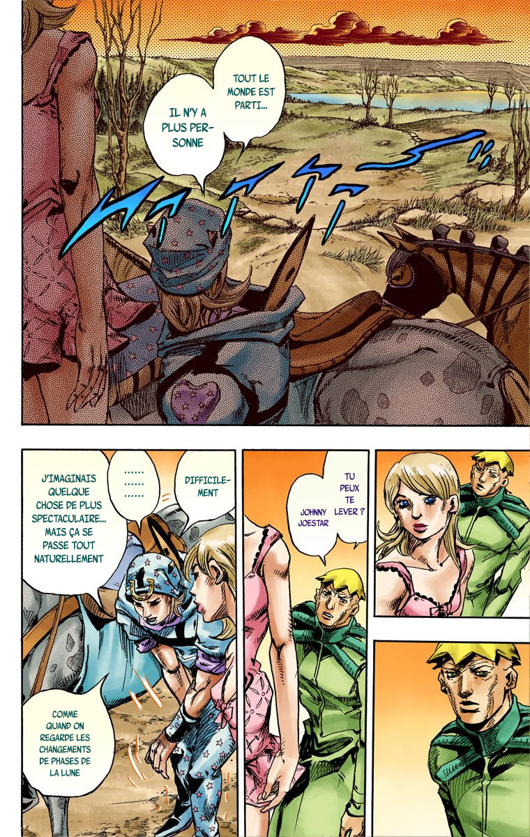 Read JoJo's Bizarre Adventure Part 7 Steel Ball Run Official Colored FR Manga Online