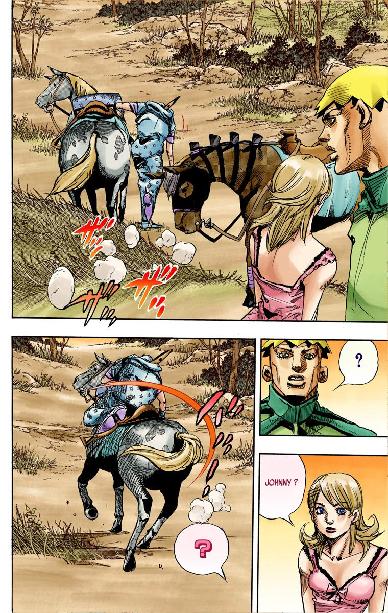 Read JoJo's Bizarre Adventure Part 7 Steel Ball Run Official Colored FR Manga Online