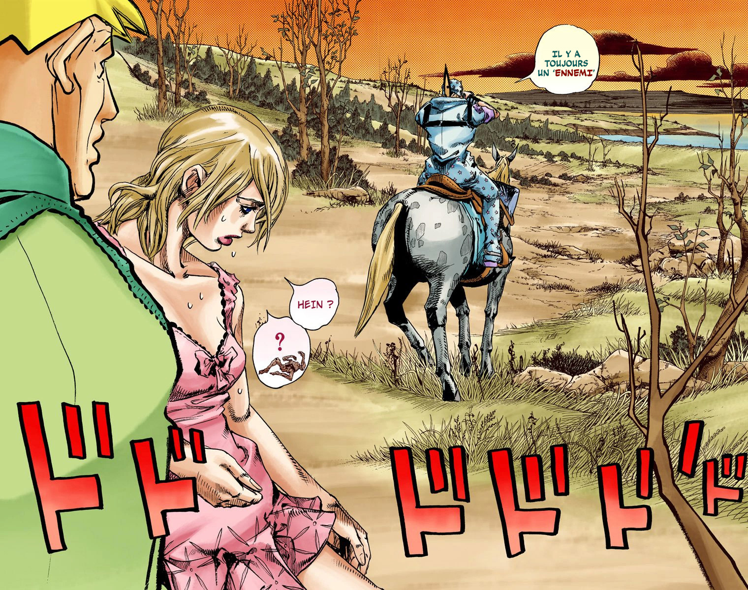 Read JoJo's Bizarre Adventure Part 7 Steel Ball Run Official Colored FR Manga Online