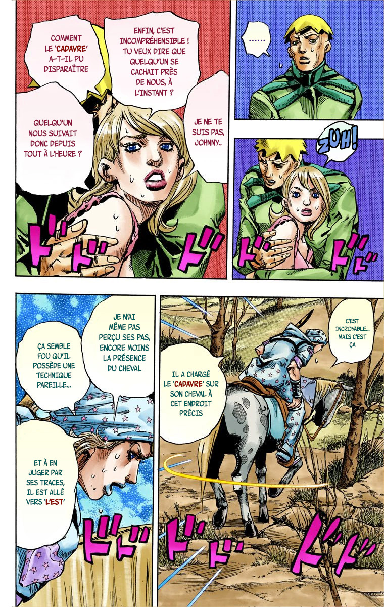 Read JoJo's Bizarre Adventure Part 7 Steel Ball Run Official Colored FR Manga Online