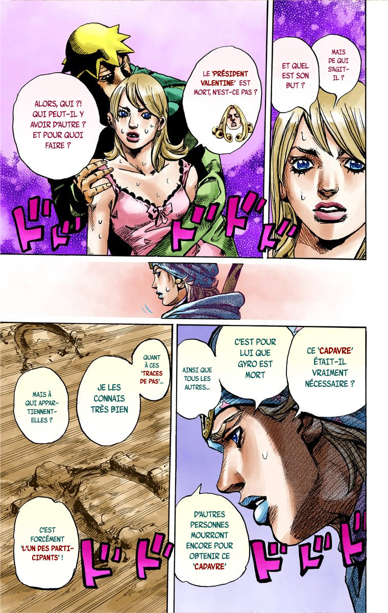 Read JoJo's Bizarre Adventure Part 7 Steel Ball Run Official Colored FR Manga Online