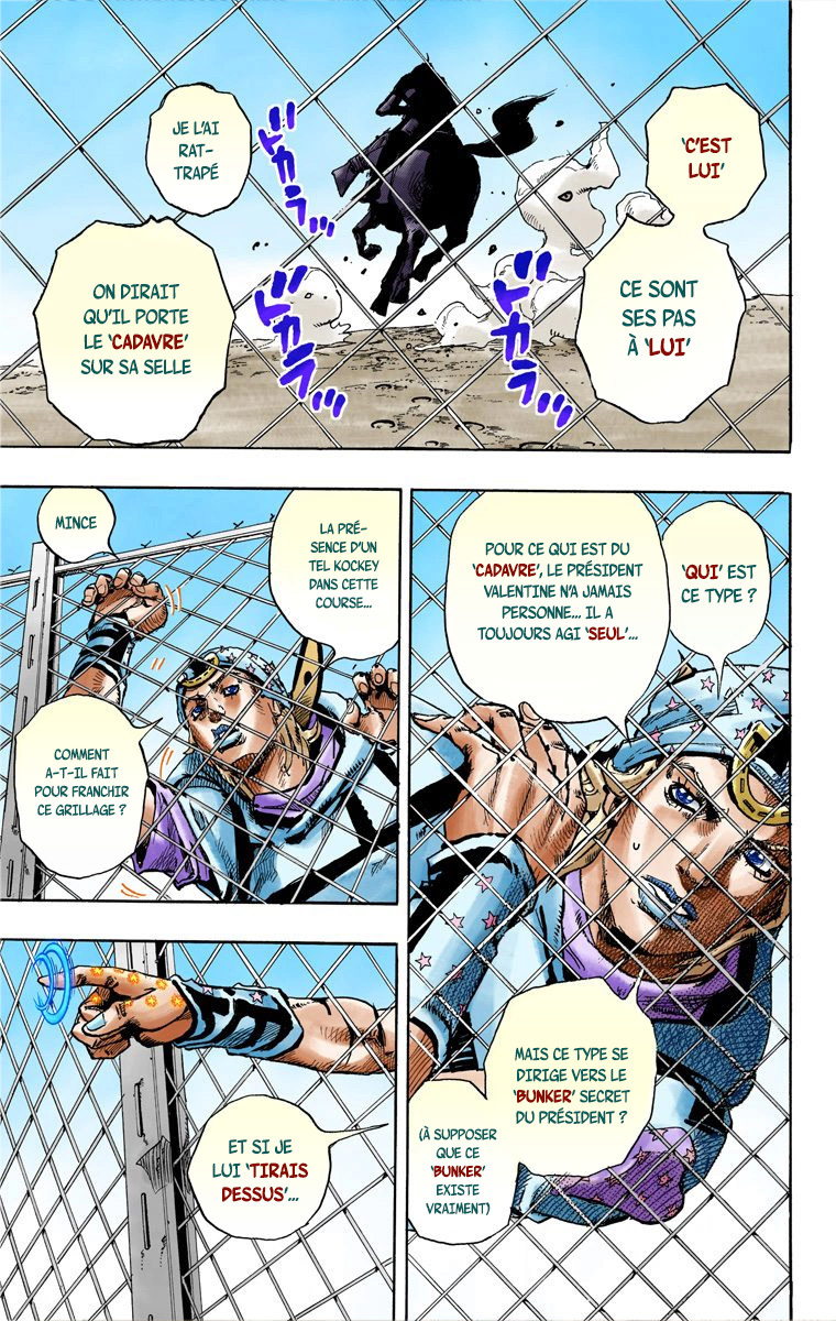 Read JoJo's Bizarre Adventure Part 7 Steel Ball Run Official Colored FR Manga Online