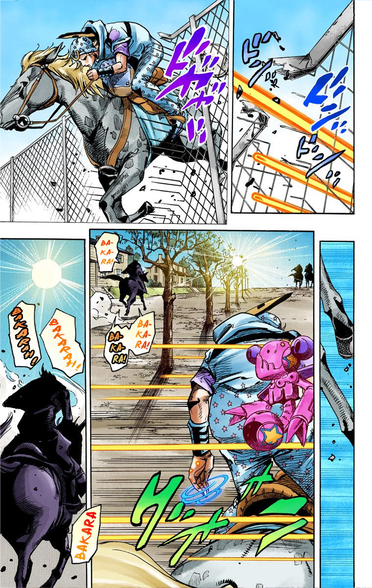 Read JoJo's Bizarre Adventure Part 7 Steel Ball Run Official Colored FR Manga Online