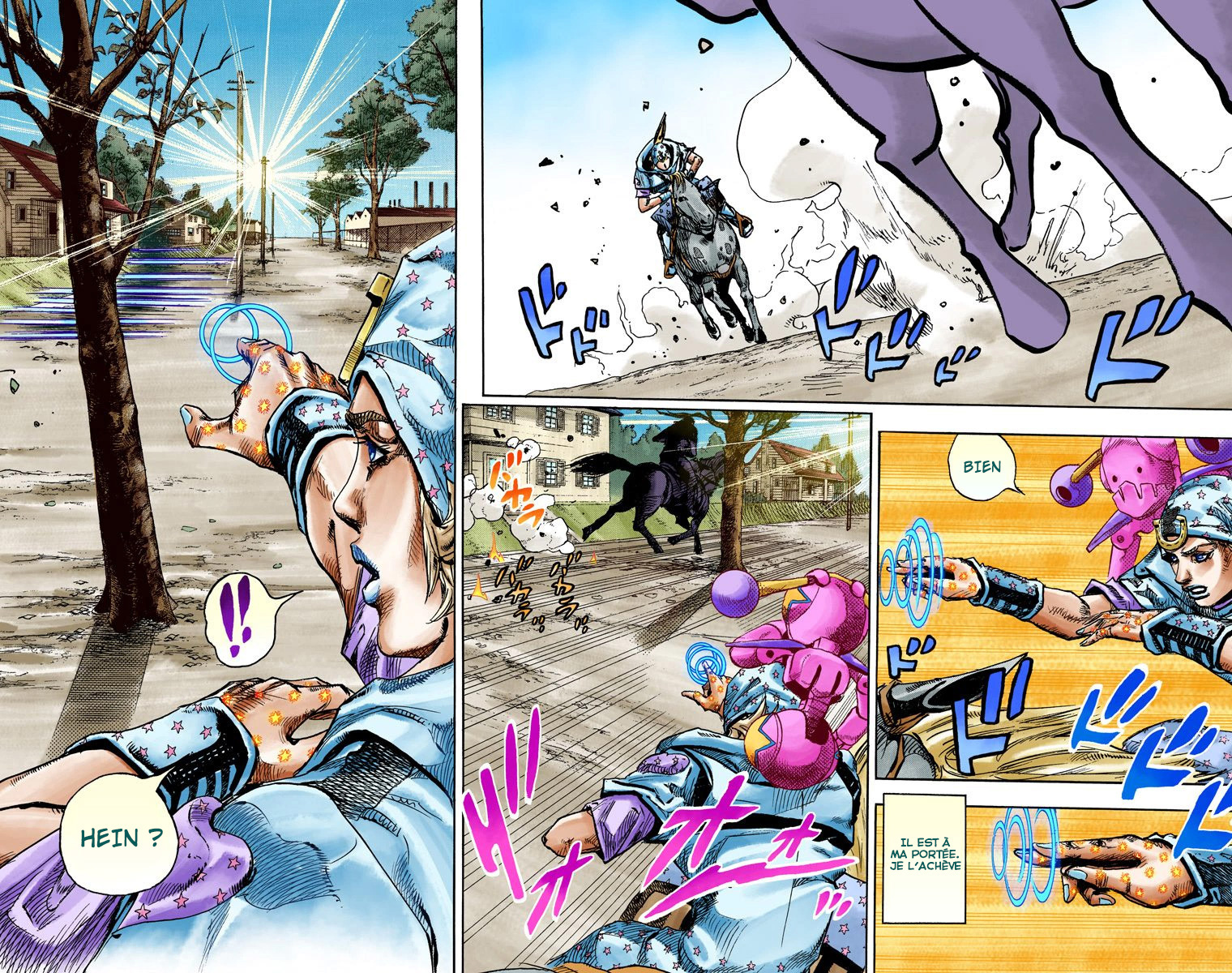 Read JoJo's Bizarre Adventure Part 7 Steel Ball Run Official Colored FR Manga Online