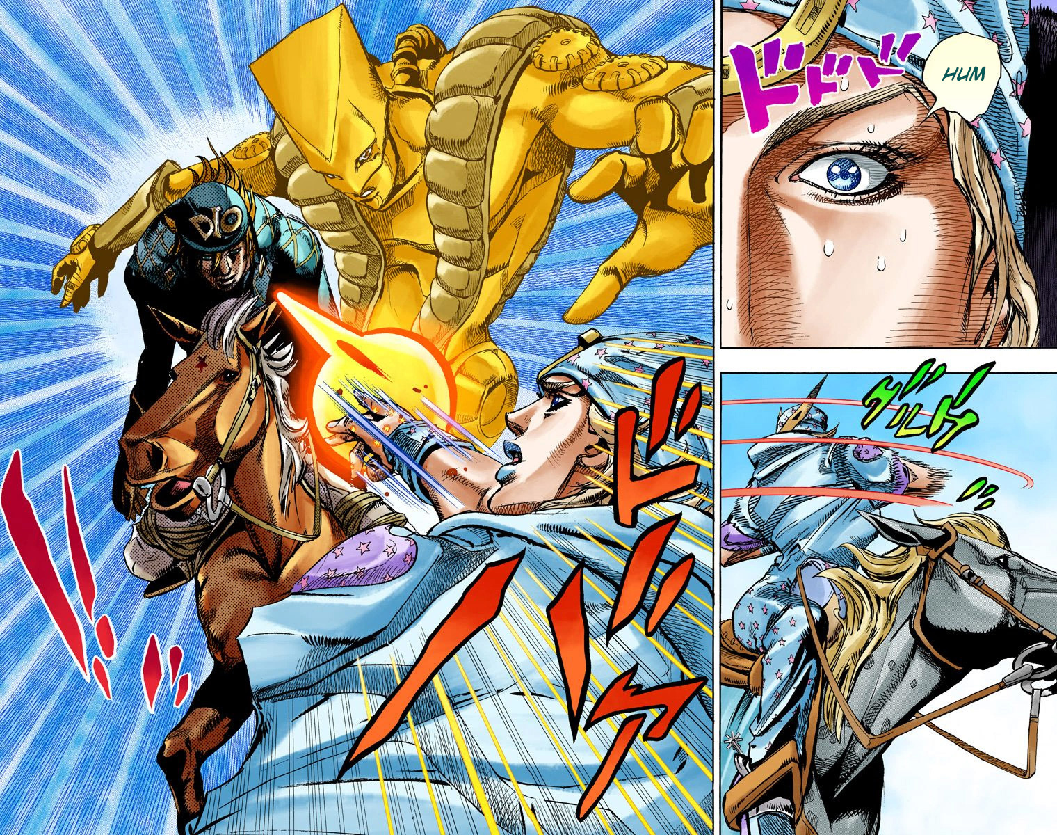 Read JoJo's Bizarre Adventure Part 7 Steel Ball Run Official Colored FR Manga Online