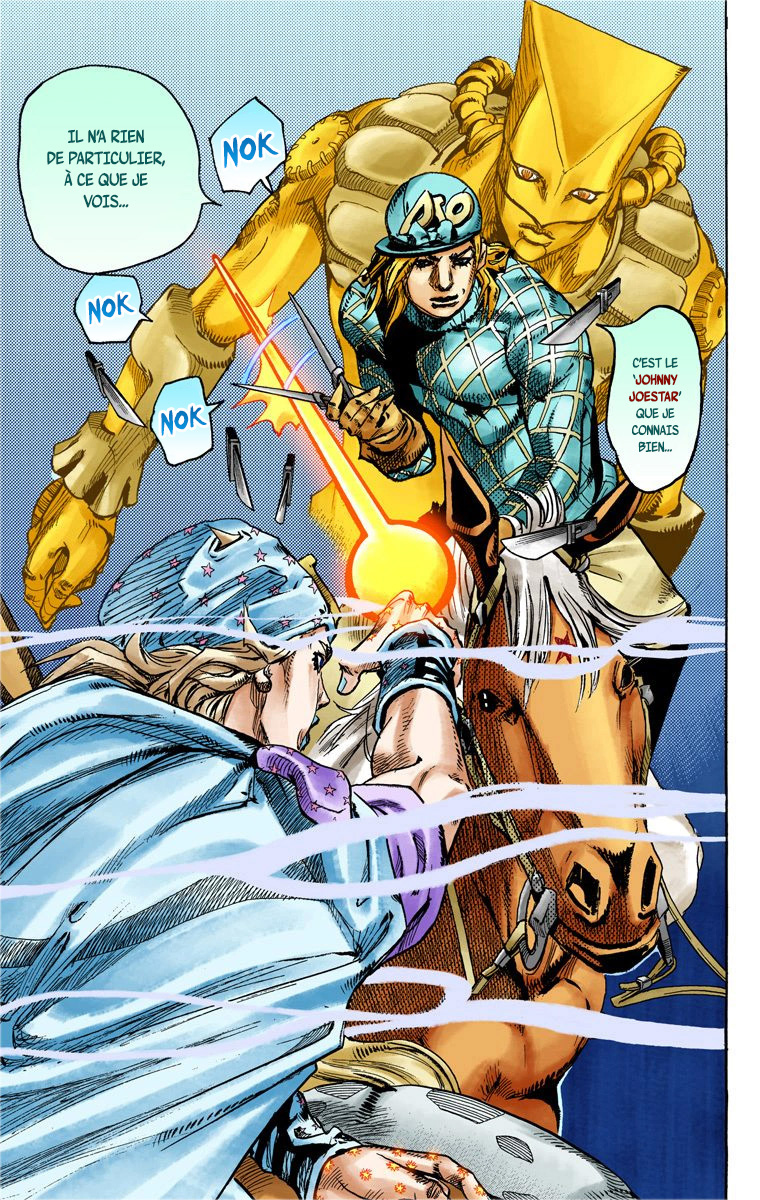 Read JoJo's Bizarre Adventure Part 7 Steel Ball Run Official Colored FR Manga Online