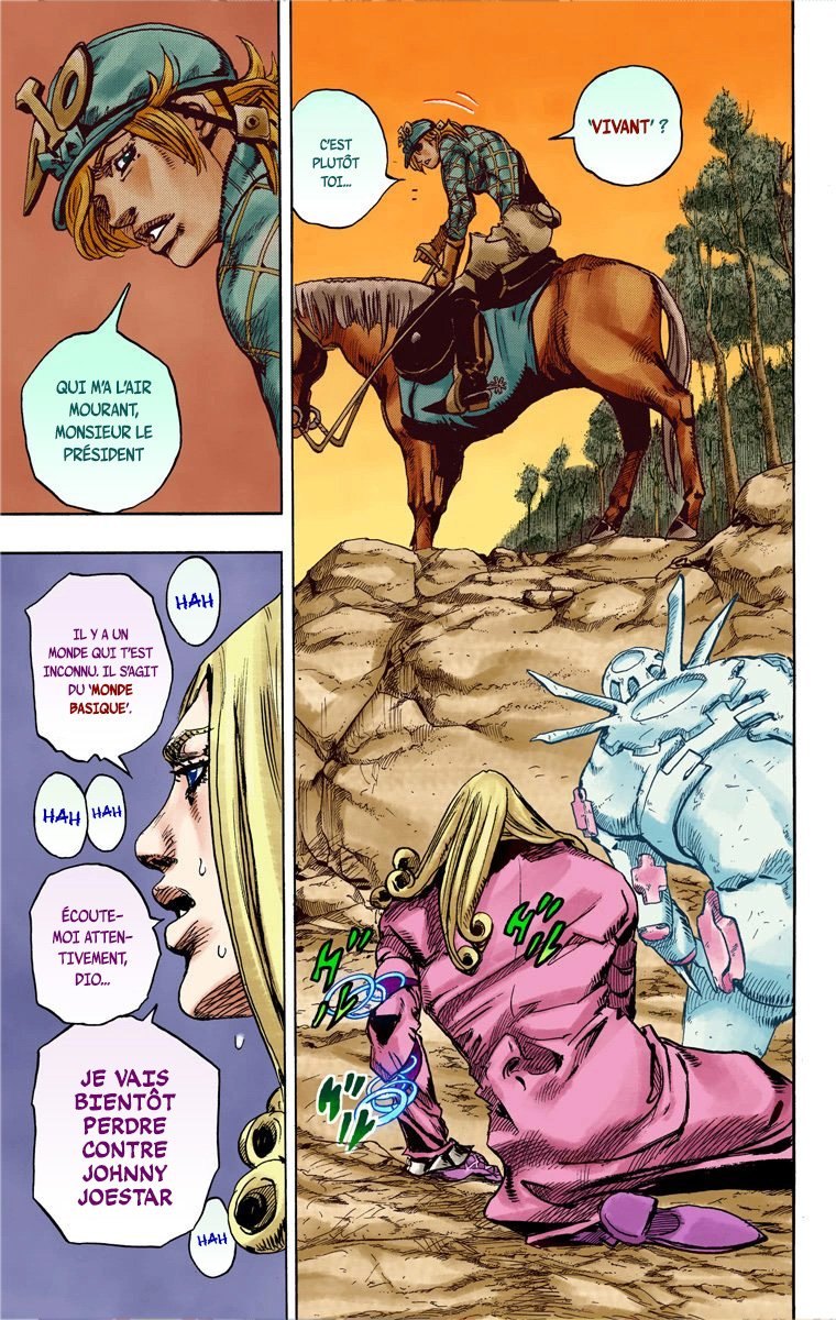 Read JoJo's Bizarre Adventure Part 7 Steel Ball Run Official Colored FR Manga Online