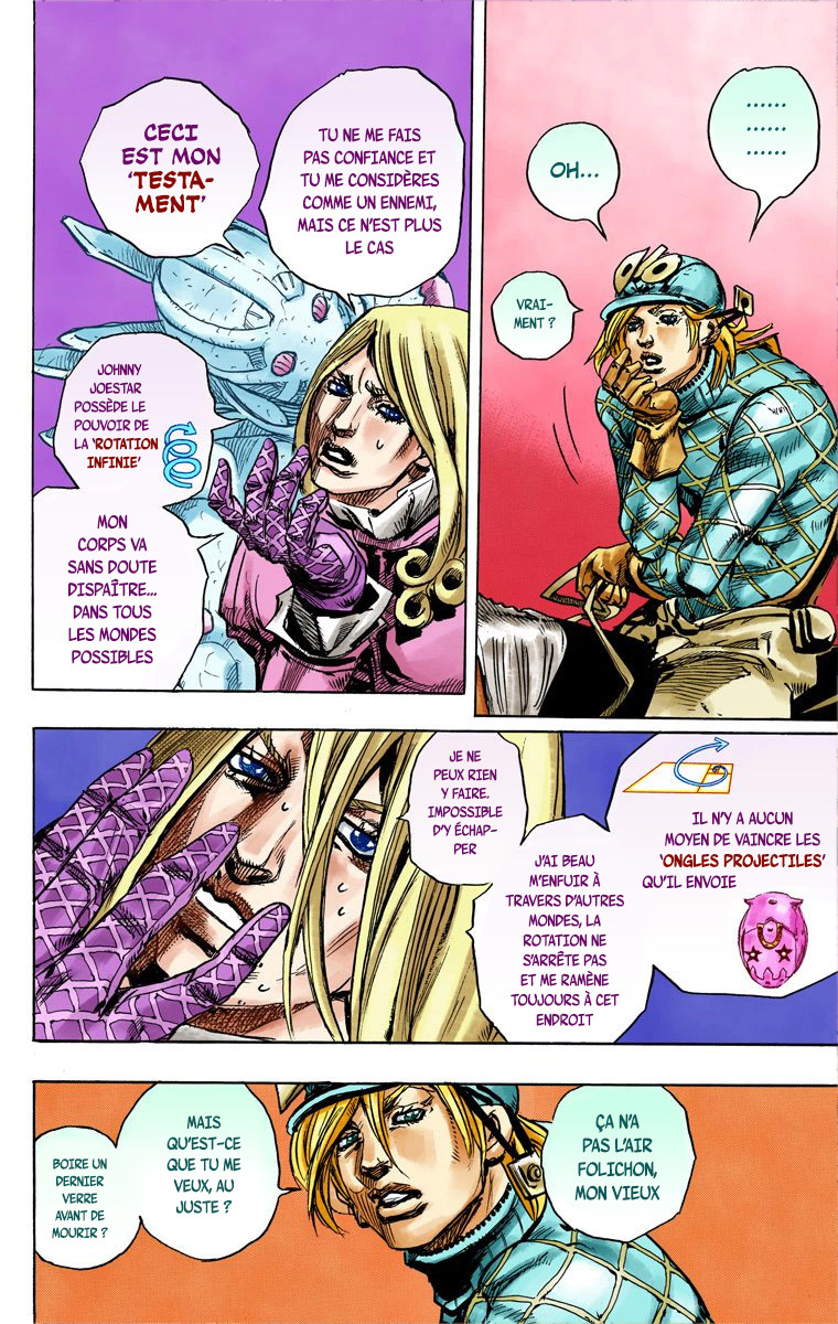 Read JoJo's Bizarre Adventure Part 7 Steel Ball Run Official Colored FR Manga Online