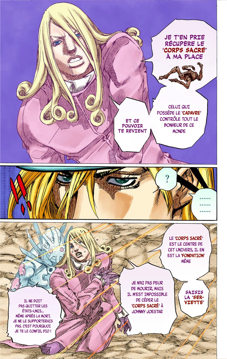 Read JoJo's Bizarre Adventure Part 7 Steel Ball Run Official Colored FR Manga Online