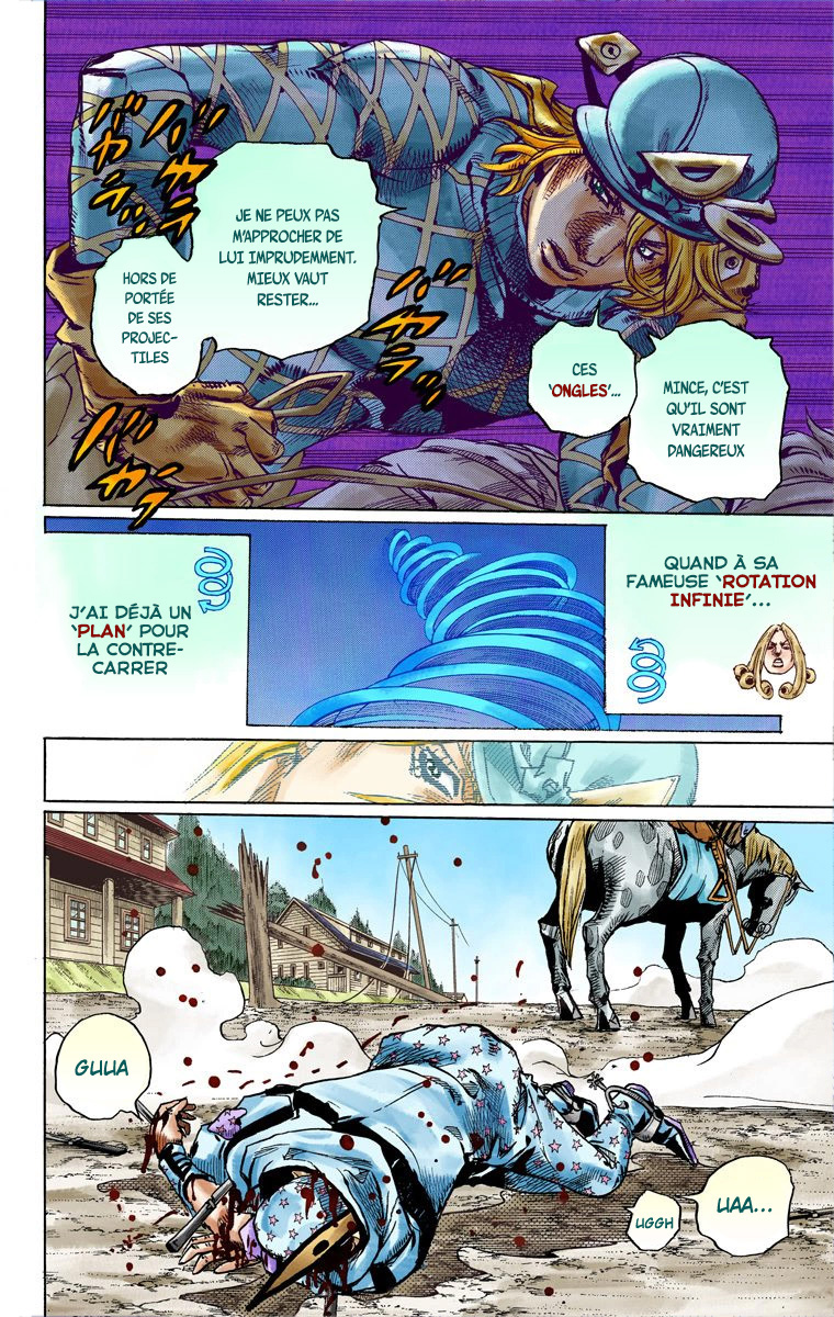 Read JoJo's Bizarre Adventure Part 7 Steel Ball Run Official Colored FR Manga Online
