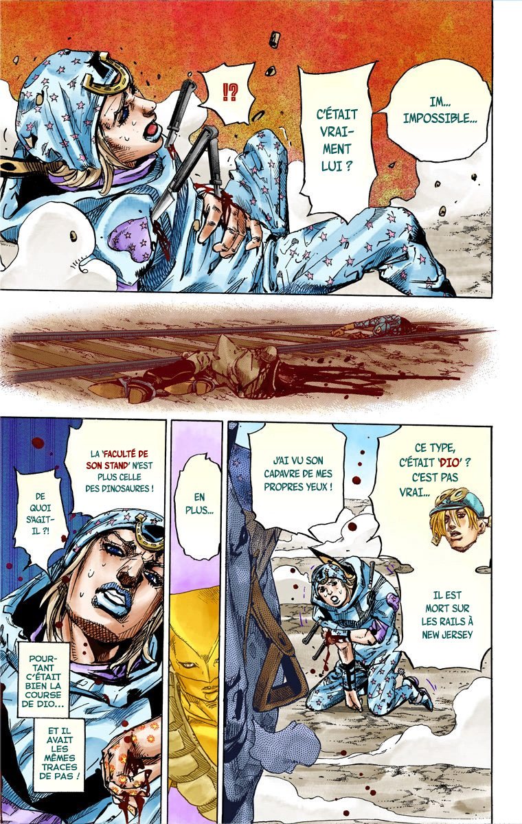 Read JoJo's Bizarre Adventure Part 7 Steel Ball Run Official Colored FR Manga Online