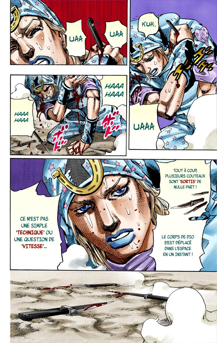 Read JoJo's Bizarre Adventure Part 7 Steel Ball Run Official Colored FR Manga Online