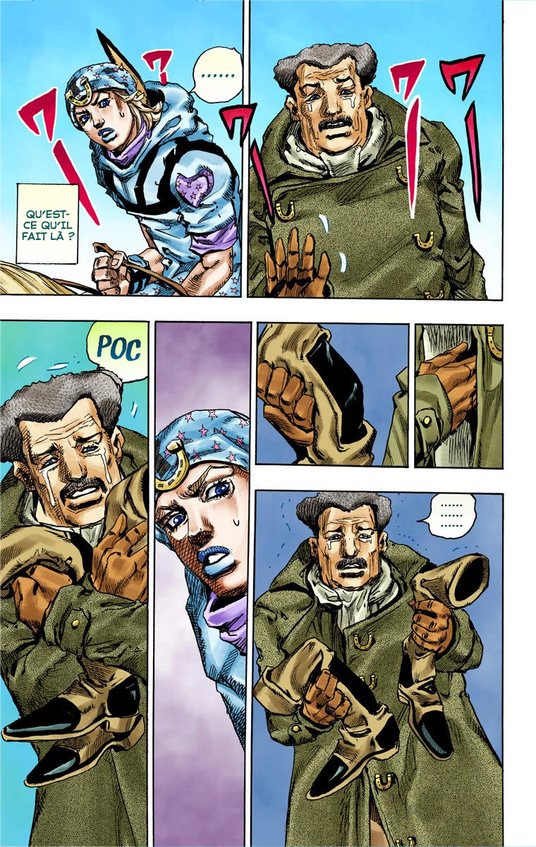 Read JoJo's Bizarre Adventure Part 7 Steel Ball Run Official Colored FR Manga Online