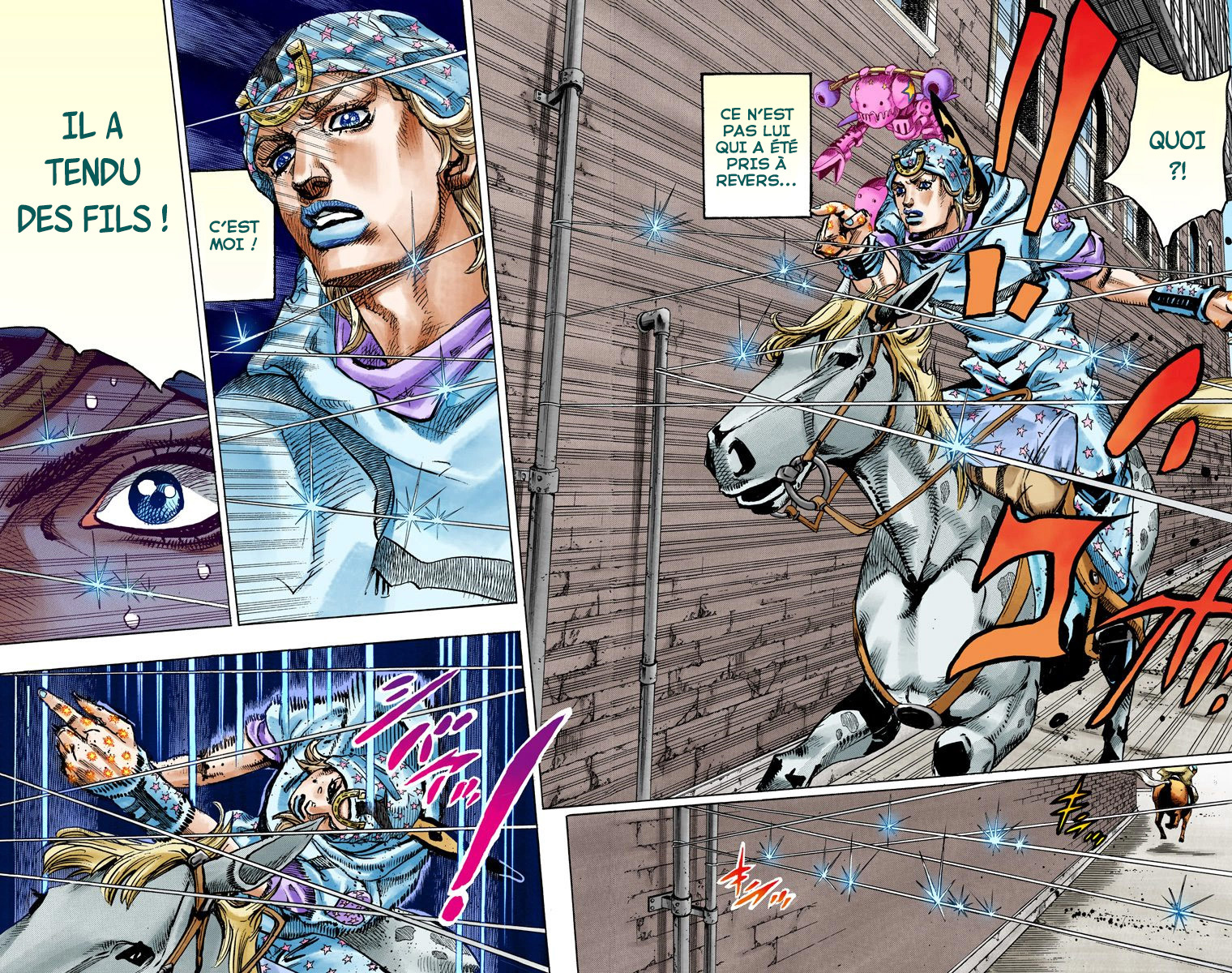 Read JoJo's Bizarre Adventure Part 7 Steel Ball Run Official Colored FR Manga Online
