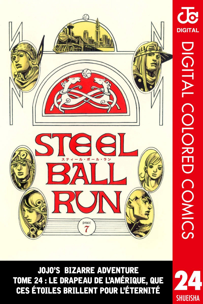 Read JoJo's Bizarre Adventure Part 7 Steel Ball Run Official Colored FR Manga Online