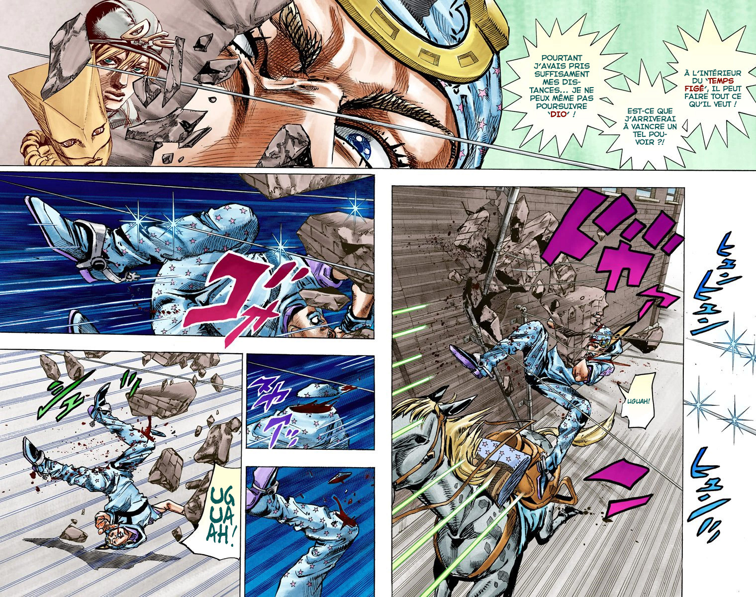 Read JoJo's Bizarre Adventure Part 7 Steel Ball Run Official Colored FR Manga Online