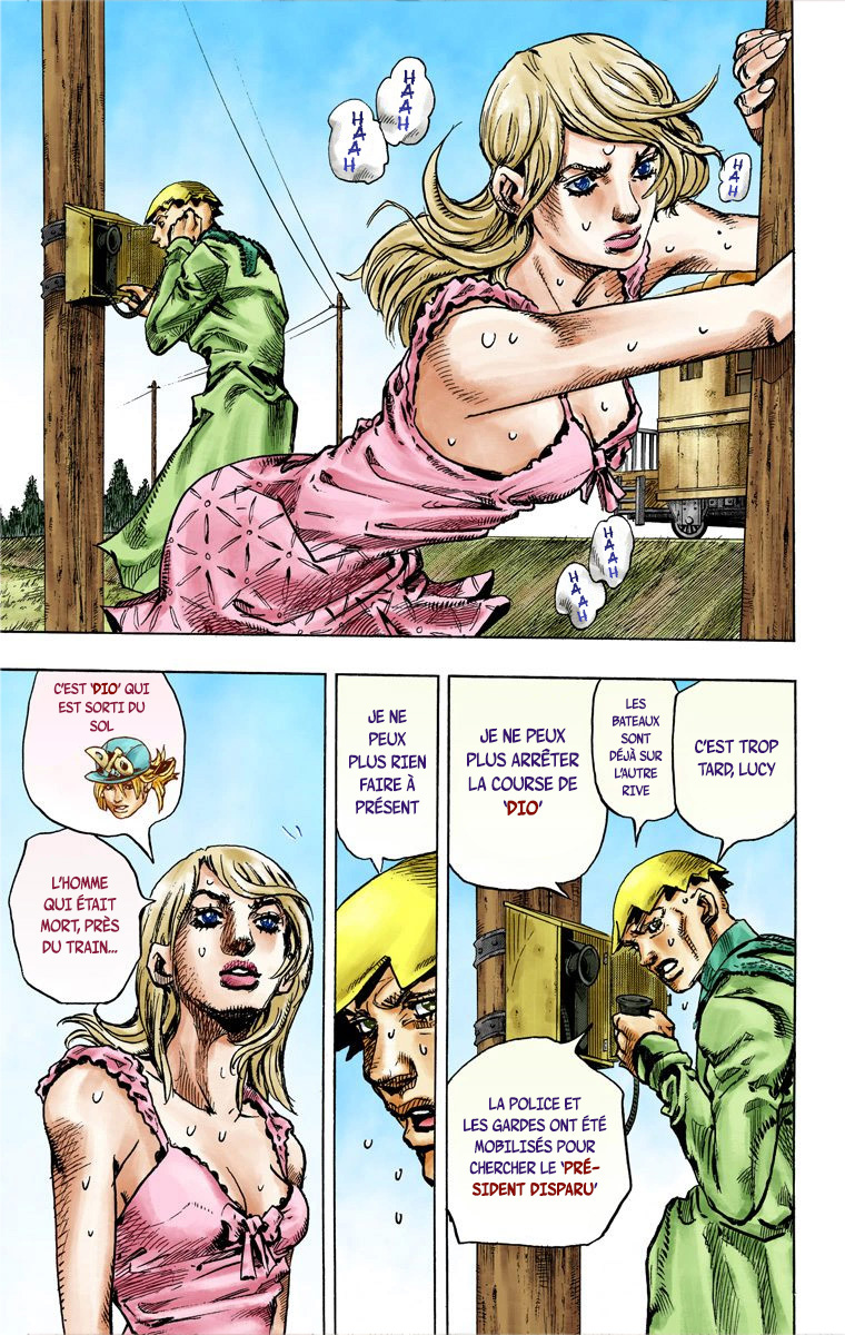 Read JoJo's Bizarre Adventure Part 7 Steel Ball Run Official Colored FR Manga Online